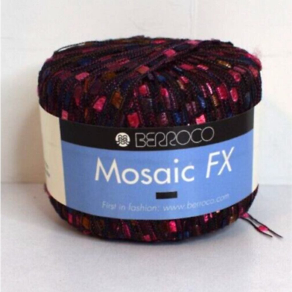 Berroco Mosiac FX Yarn Ribbon #4605 Lot 58 78 Yards 25 Gr NEW!